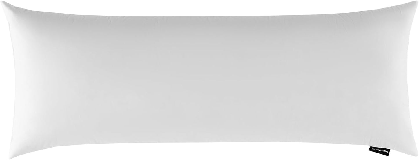 14x36 Lumbar Pillow Inserts for Bed, 2 Pack - Feather and Down Throw Pillow Inserts for Living Room Couch Bed Sofa