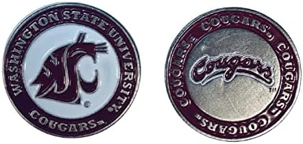 Magnetic Golf Hat Clip with 2 Double-Sided Golf Ball Markers – Easily Attaches to Golf Cap – Made of Stainless Steel & Ideal for Avid Golfers