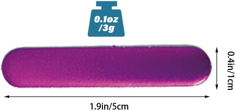 Golf Lead Tape Pickleball Lead Tape Adhesive Lead Sheet 30pcs 2.0×0.4in 3g,Golf Training Accessories|for Golf Iron Woods Putter or Tennis Racket Badminton Racket Weight Adjustment