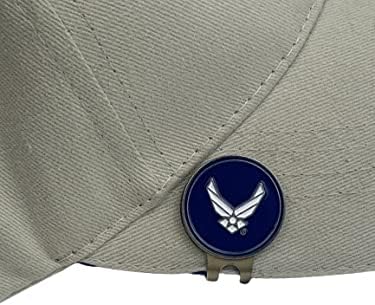 Magnetic Golf Hat Clip with 2 Double-Sided Golf Ball Markers – Easily Attaches to Golf Cap – Made of Stainless Steel & Ideal for Avid Golfers