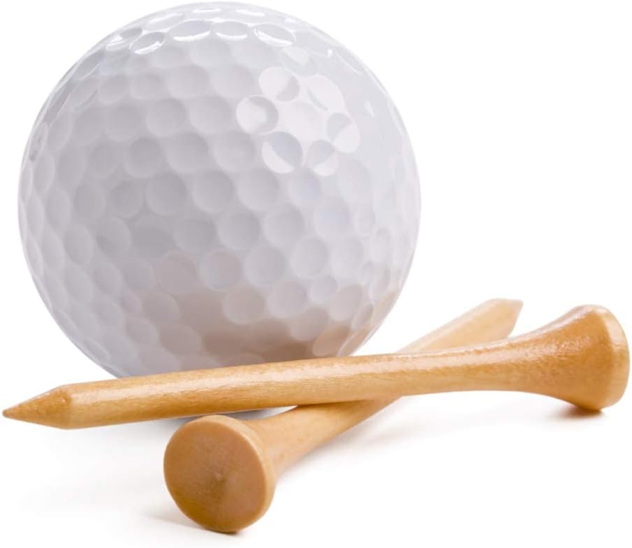 Professional Wooden Golf Tees 2 3/4 inch Tee Pack of 100 Golf Tee