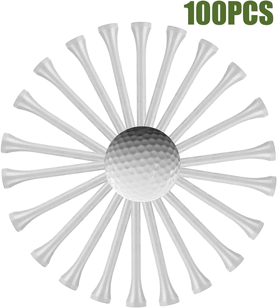 Professional Wooden Golf Tees 2 3/4 inch Tee Pack of 100 Golf Tee
