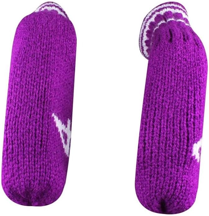 Scott Edward 1/7/10 Pcs Knitted Golf Club Head Covers for Irons Wedge Cuteness and Basically Socks Shape Washable Golf Club Head Protector on Classic Stripes Style,Double Sided Customization