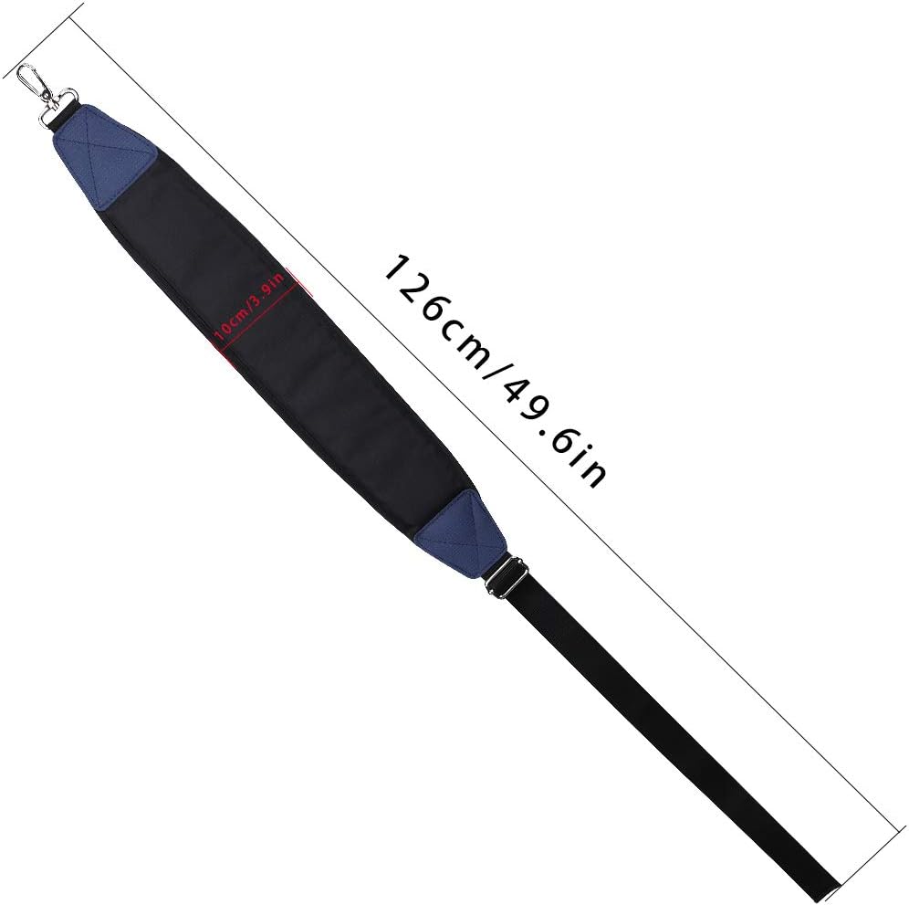 BIG TEETH Golf Bag Strap Single Padded Shoulder Strap Adjustable Thick Pad Straps Universal Replacement Quick Release