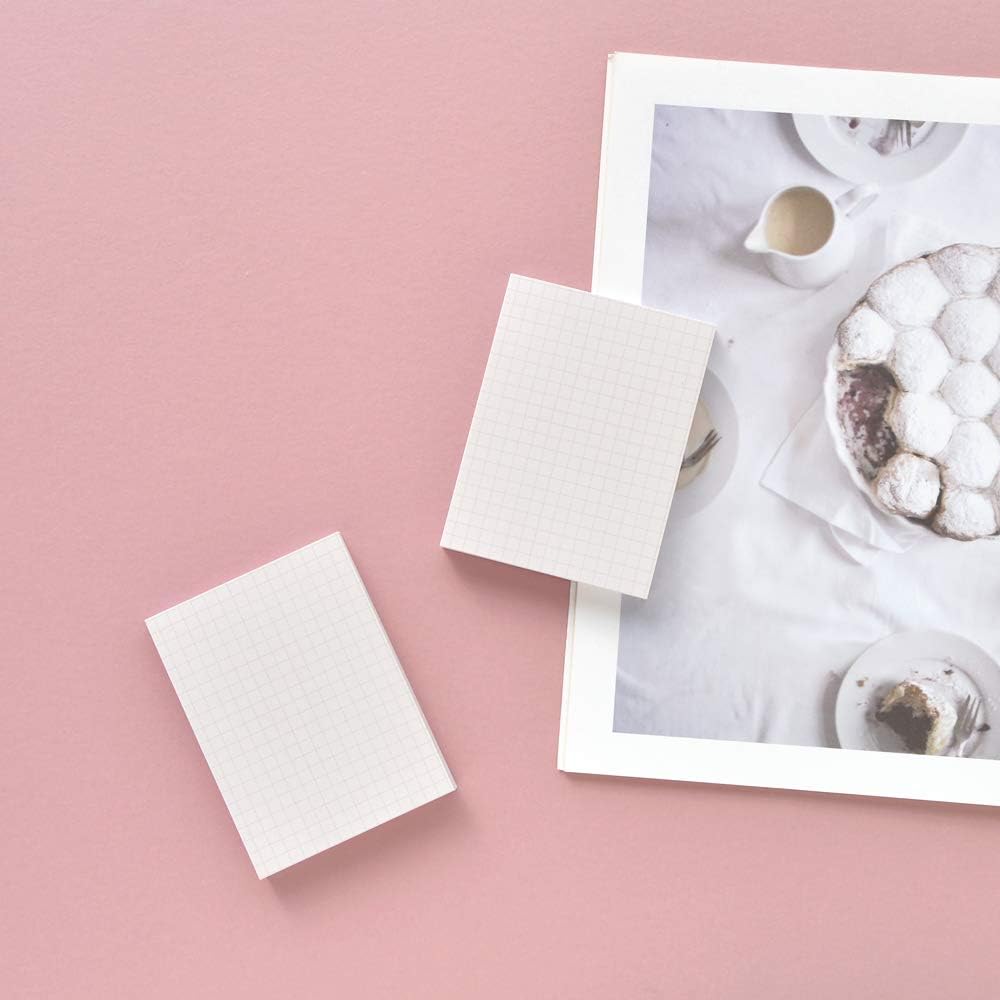 Monolike Memopad Smoothie Ver.2 design SET - 4 Packs, 4 Different Designs, 100 Sheets Per Pad, Total 400 Sheets, Note pads, Writing pads