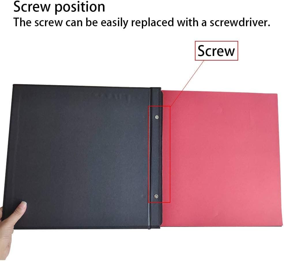 Vienrose Photo Album Self Adhesive Scrapbook Refill Pages for Vienrose 13x12.6 inch Photo Album