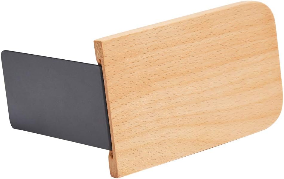 Pandapark Wood Bookends,Non-Skid Bookend for Shelves,Heavy Duty Bookends,Book Stand for Books/CDs,1 Pair