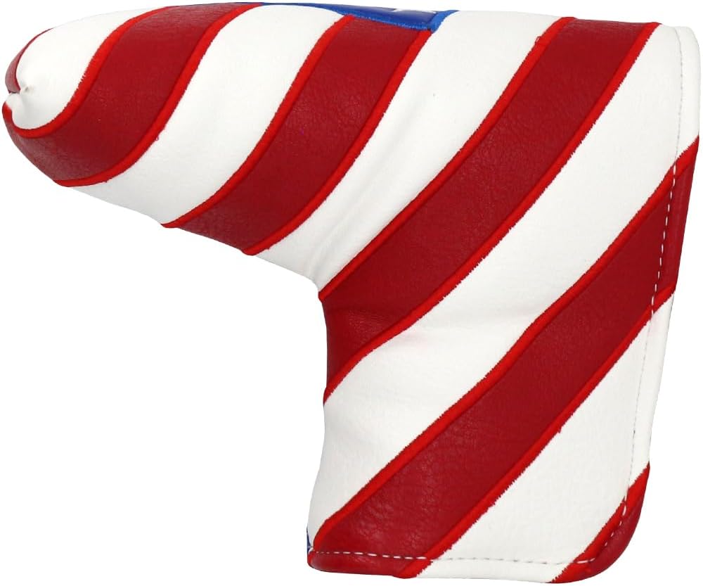 Golf Head Covers Blade Putter Cover Headcover Magnetic Closure Embroidered Fit for Most Brands Scotty Cameron Odyssey Blade Taylormade Ping ect.