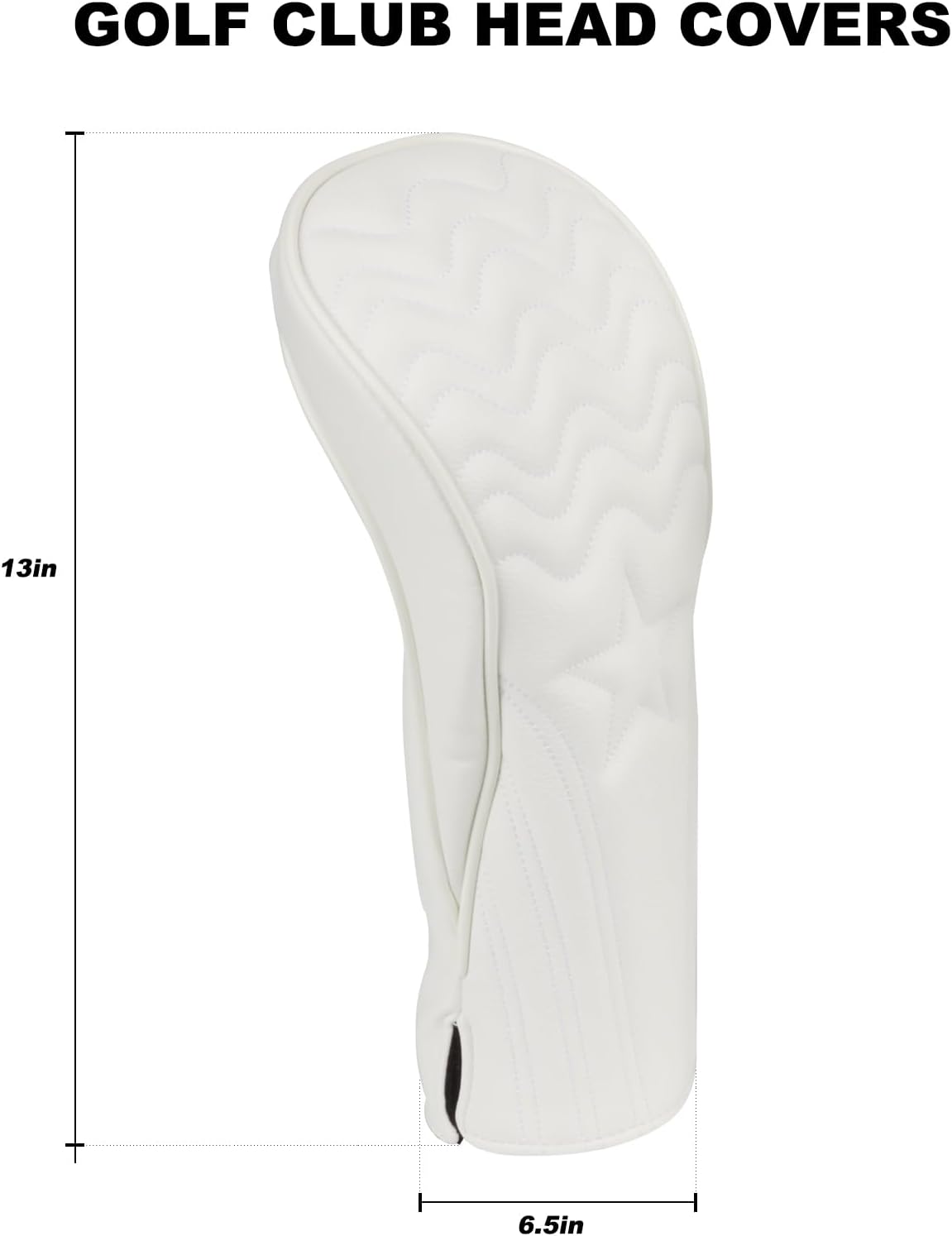 4pcs or 1pc Golf Club Head Covers for Woods, Driver, Fairway, Hybrid – Premium PU Leather with Interchangeable Tags & Magnetic Blade and Mallet Putter Covers