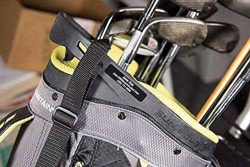 Customized Golf Club Labels – 24 Classy Identification Personalized Labels for Golf Clubs, Tools & More – Weatherproof, Fade Resistant