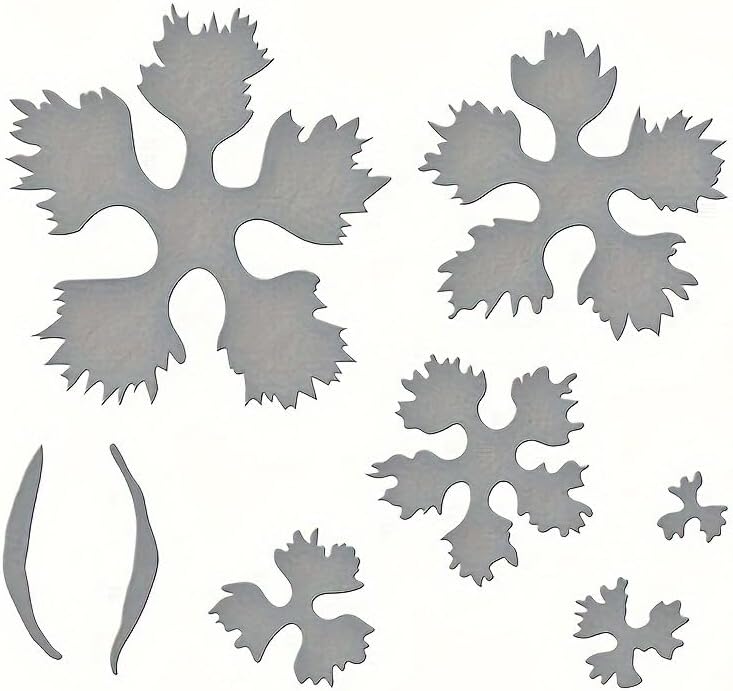 Flowers Metal Cutting Die for Scrapbooking - Cut Stencils for DIY Scrapbook Photo Album Decorative Paper Card, Card Making Supplies, Stencils & Crafting Die Cut (Pencil Shavings Flower 4.1 x 3.2 in)