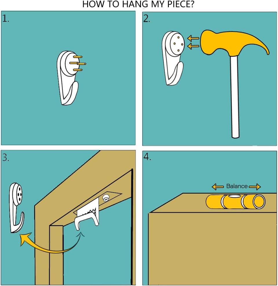 KREATIVE ARTS 4 Panel Vintage Sports Canvas Wall Art Rustic Golf Balls Picture Art Prints Still Life Poster Artwork Painting for Gym Man Cave Decor Ready to Hang 48x33 Inches