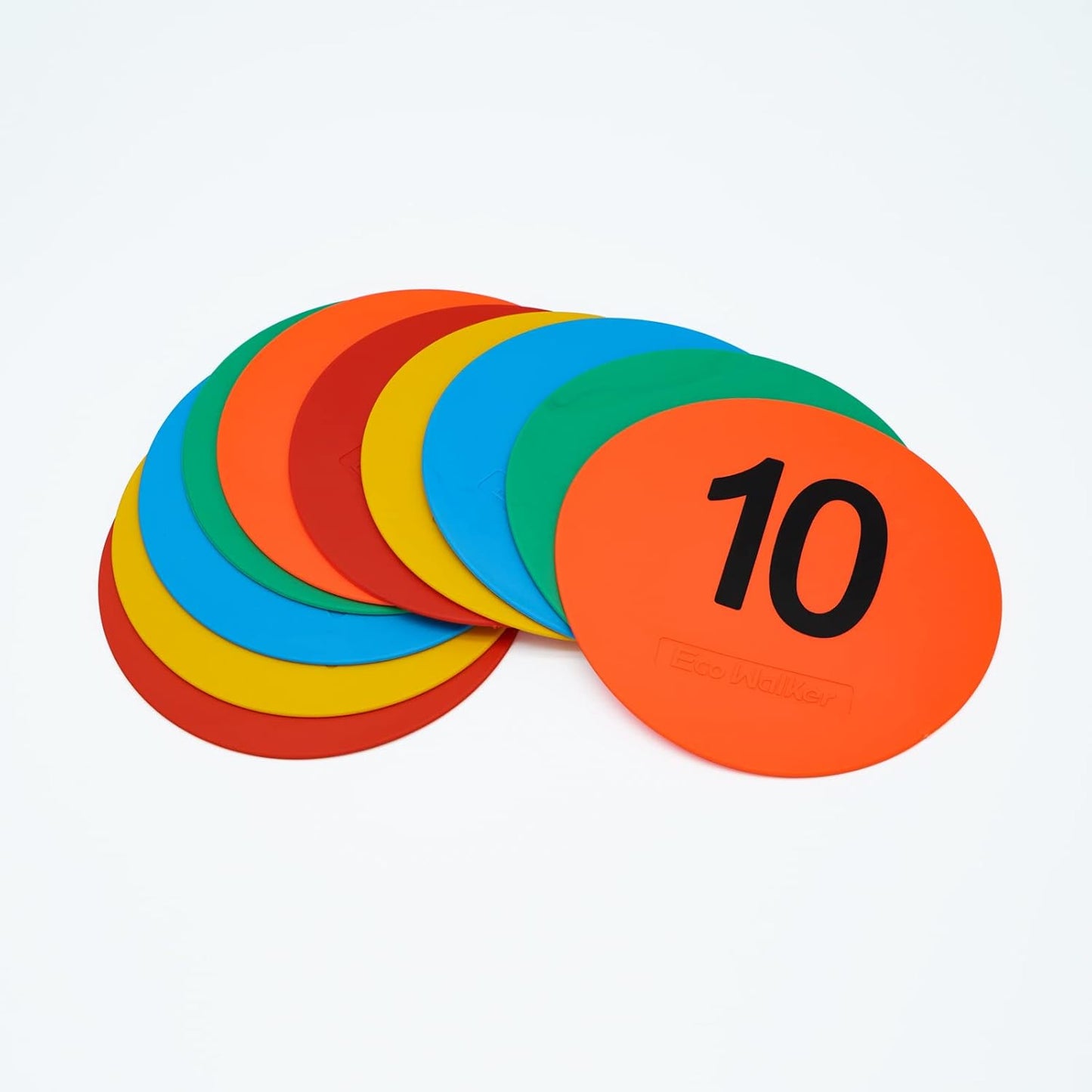 6inch Non-Skid Flat Cone Spot Markers for Sports Speed Agility Training