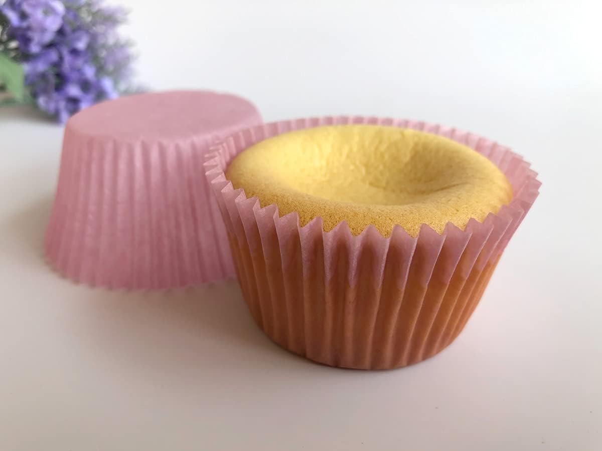 Purple Cupcake Liners Greaseproof Paper Standard Baking Cups for Party and More, 150-Count
