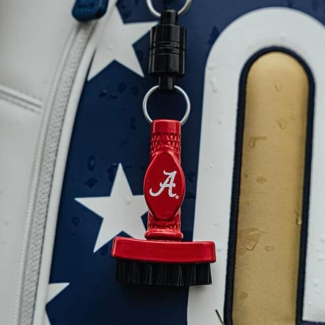 Grooveit Official miniG NCAA Team Golf Brush - A-380 Aluminum