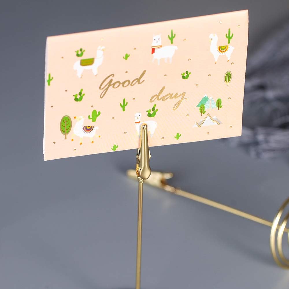 Artliving 12pcs Place Card Holder Memo Holder Clip Photo Holder Table Number Holder