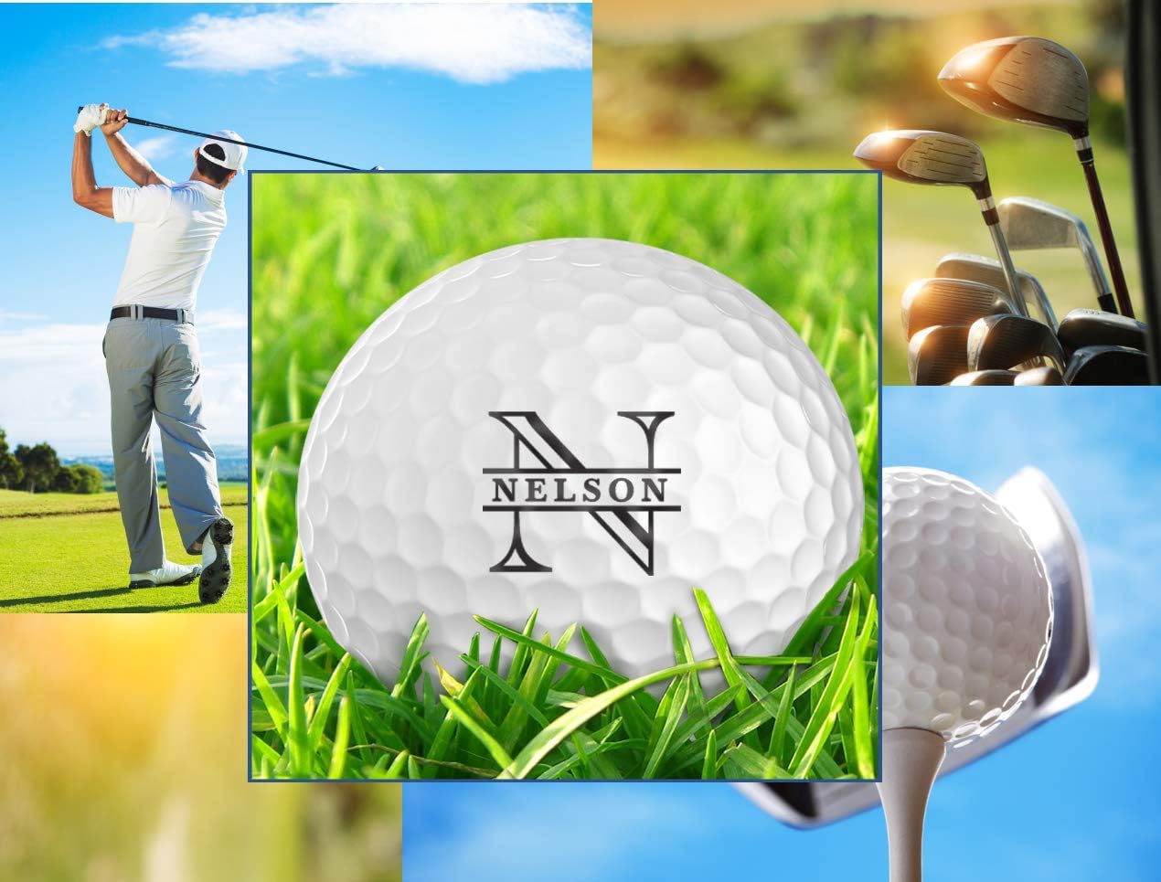 Infusion Personalized Logo Golf Balls - Custom Monogrammed (12 Balls)