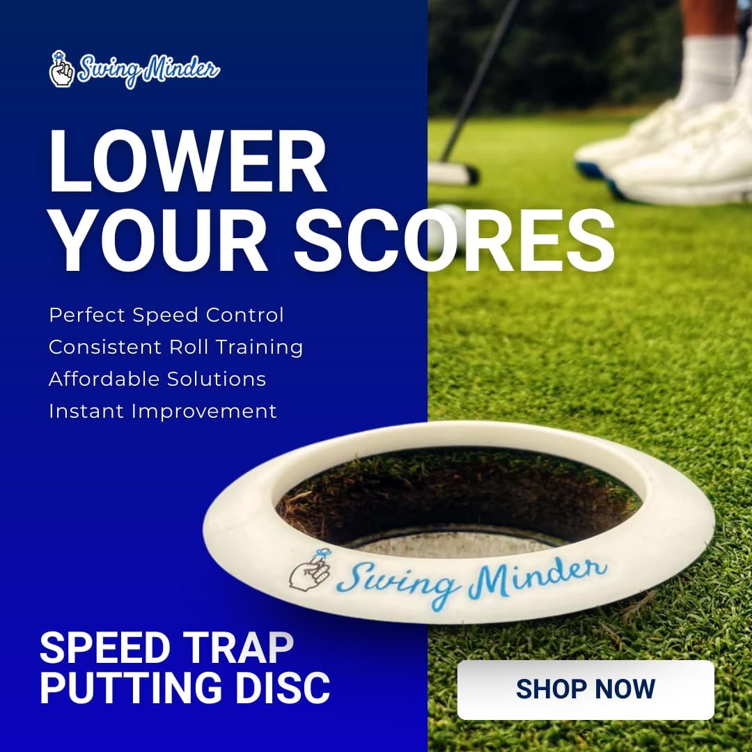 Swing Minder Speed Trap Putting Ring β Precision Golf Putting Disc for Indoor & Outdoor Golf Putting Practice β Standard 4.25β Golf Putting Rings as Putting Target for Golfers