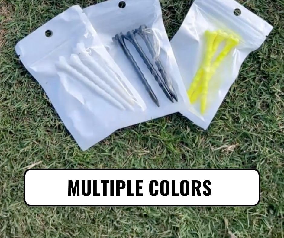 AIRGLO Pro T1 Unbreakable Golf Tees, Premium Plastic Golf Tees