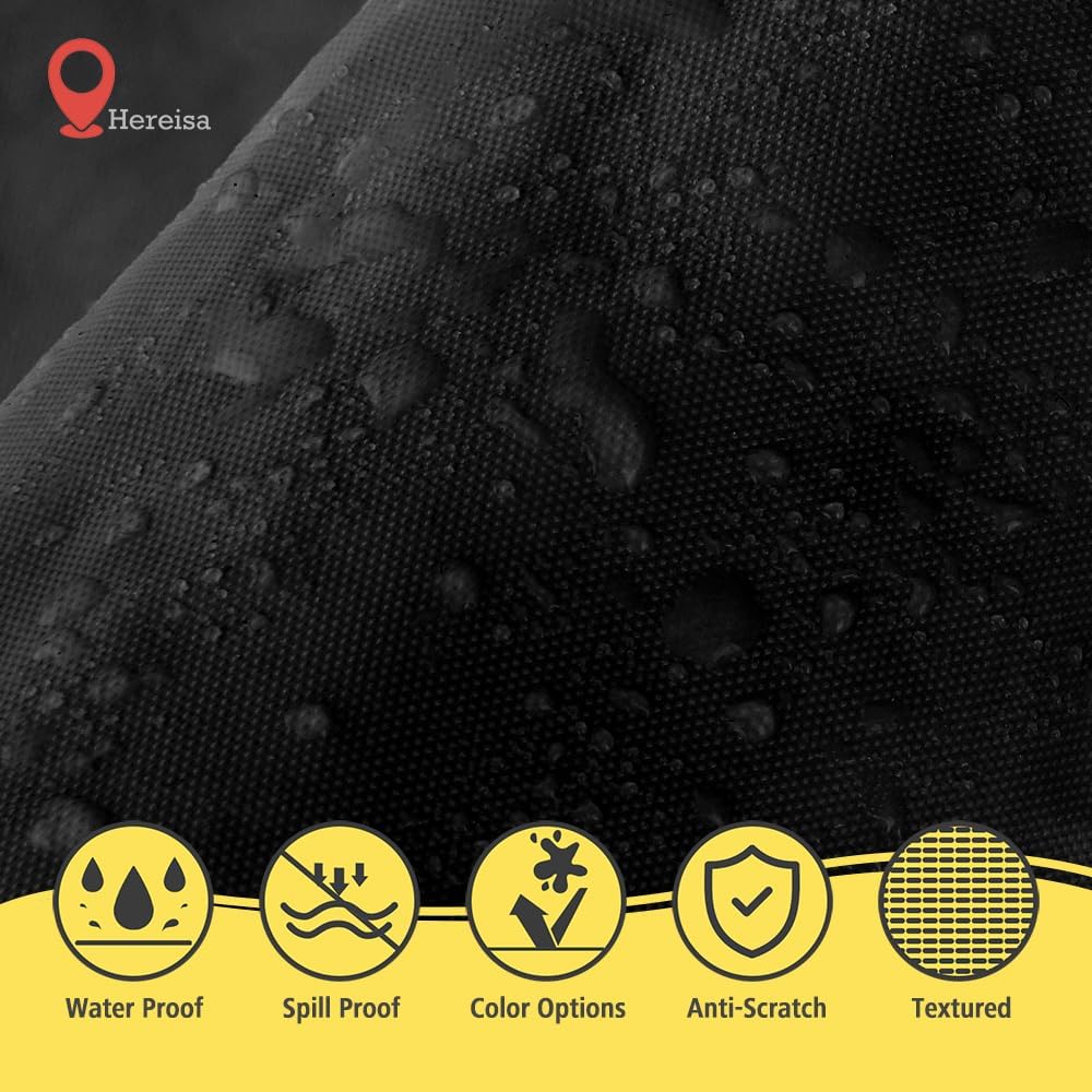 Brand Round Black Plastic 84" Disposable Tablecloth (3 Pack), Party & Event Decorative Cover