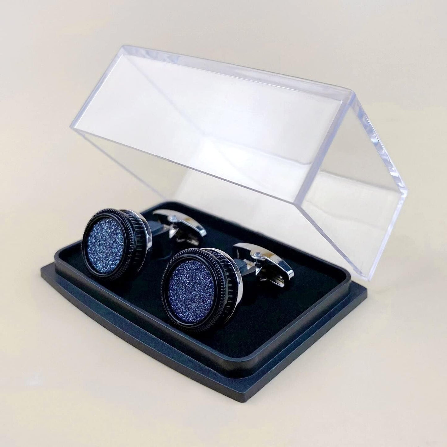 S&W Wedding Cufflinks for Men Cuffs with Gift Box Business for Tuxedo Shirts