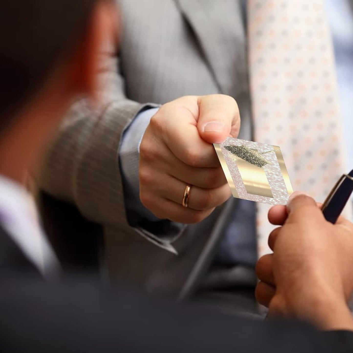 xrlsg Custom Business Cards 100PCS Double-sided Printing Business Cards Customize with Your Logo Personalized 3.5"x 2" Cards for Business - Clean Service