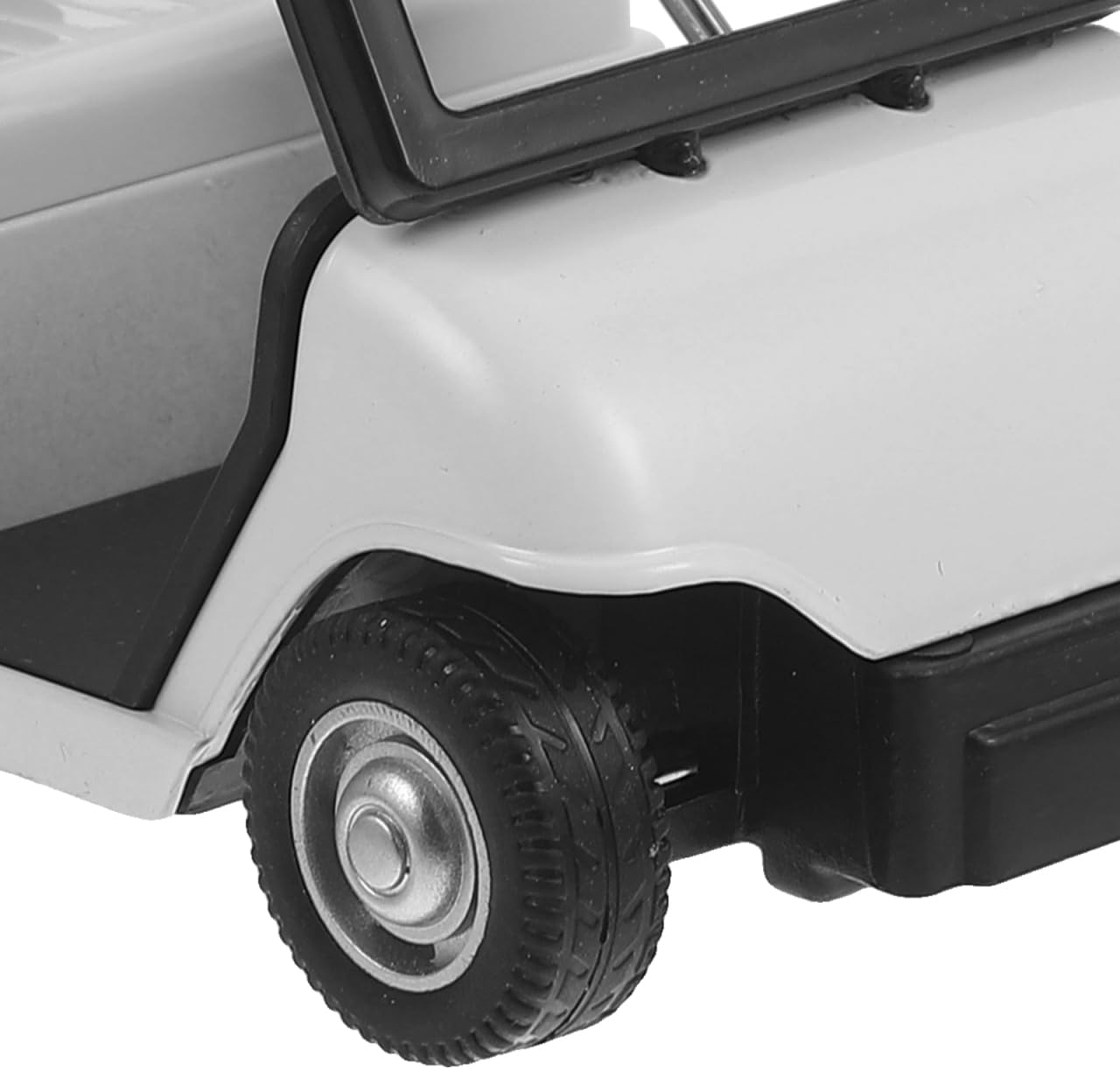 Homoyoyo Die- cast Metal Golf Cart, Metal Mini Golf Cart Toy 1: 20 Scale Golfcart Pullback Vehicle Miniature Figurine Ornament for Home Office Decor (red)