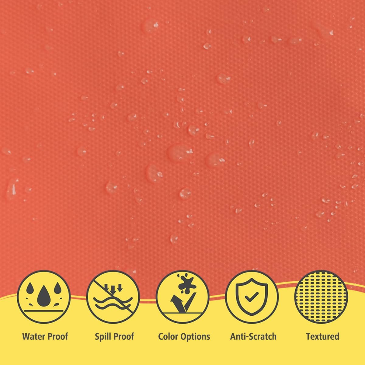 Plastic Coral Tablecloths 3 Pack Disposable Table Covers 54 x 108 Inches Pitch Onyx Coral Table Cloths for Parties Birthdays Weddings Anniversary BBQ Picnic, Fits 6 to 8 Foot Rectangle Tables