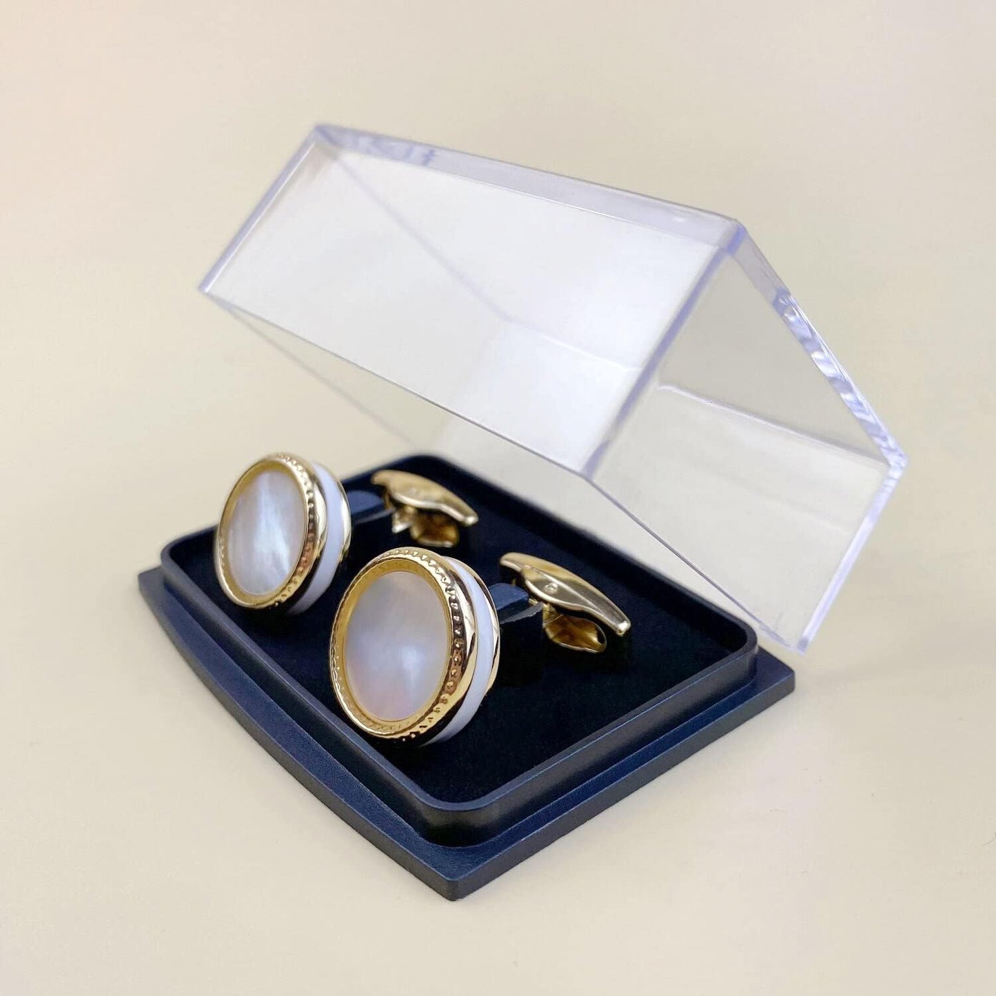 S&W Wedding Cufflinks for Men Cuffs with Gift Box Business for Tuxedo Shirts