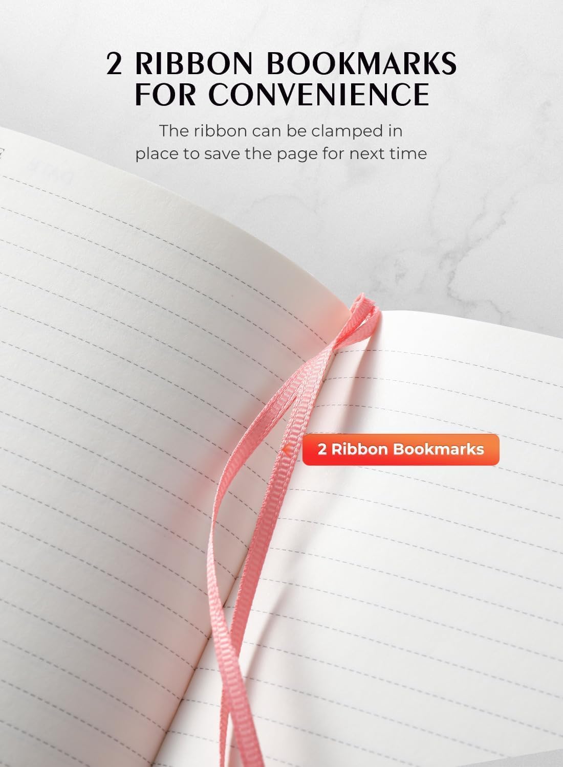 AISBUGUR Pocket Notebook, Small Notebook, 2-Pack Total 320 Pages,3.7" x 5.7" Pocket Notebook (2 Pack, Pink)