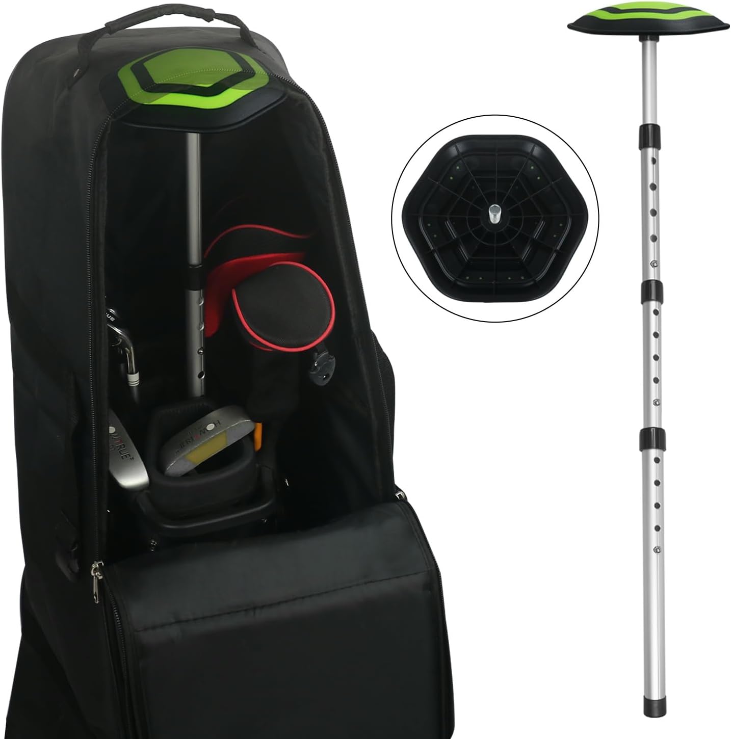 Golf Travel Bag Support System, Golf Club Travel Protection Kit