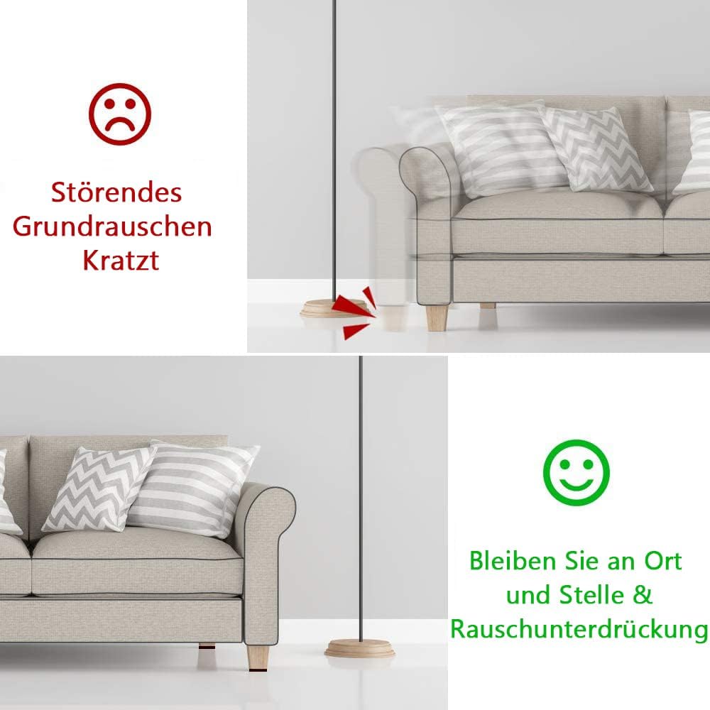 Yelanon Non Slip Furniture Pads -12pcs 4" Furniture Grippers Hardwood Floors, Non Skid for Furniture Legs,Self Adhesive Rubber Feet, Anti Slide Furniture Floors Protectors for Keep Couch Stoppers