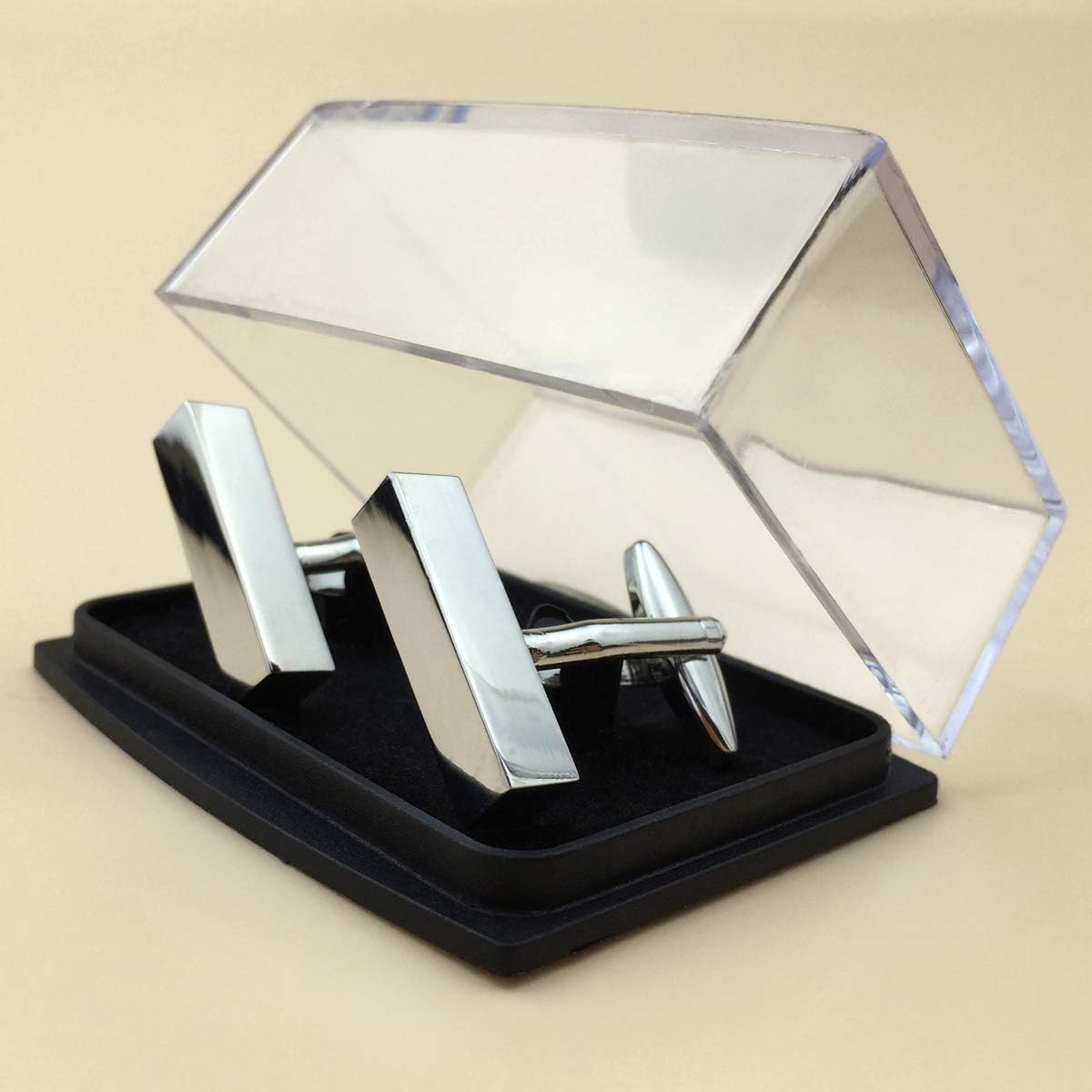 S&W Wedding Cufflinks for Men Cuffs with Gift Box Business for Tuxedo Shirts