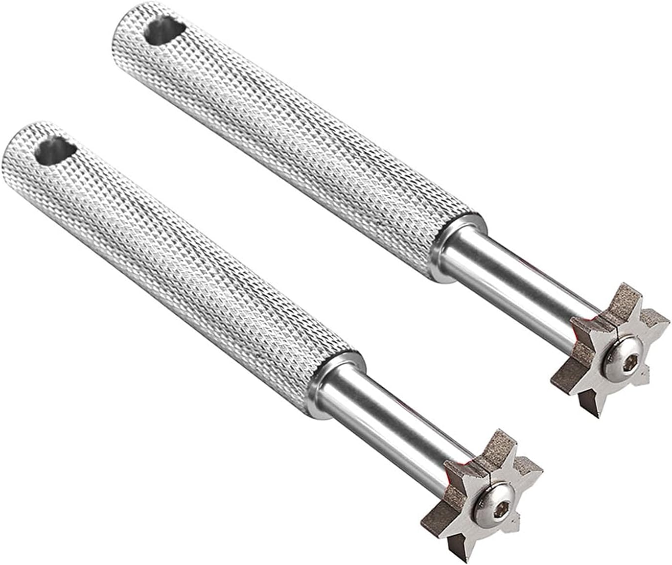 Sword &Shield sports Golf Club Groove Sharpener Tool Golf Club Re-Grooving Cleaning Tool 6-Tip for Optimal Backspin and Ball Control with Wedges and Utility Clubs