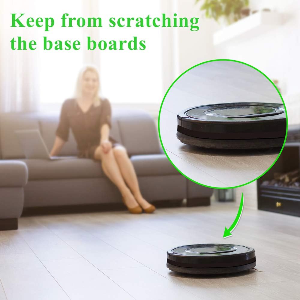 Felt Strips 10Pieces Pack 1x 6 Inches Self Adhesive Black Furniture Felt Strips Anti Scratch Heavy Duty 5mm Thick Floor Protector for Rocking Chair for Hardwood Floor