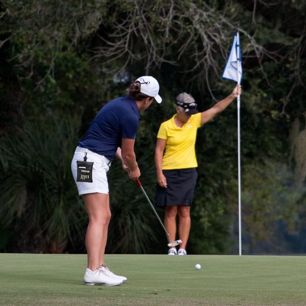 Golf Tee Pouch Bag, Zipper Golf Ball Bag, Accessory Pouch for Men