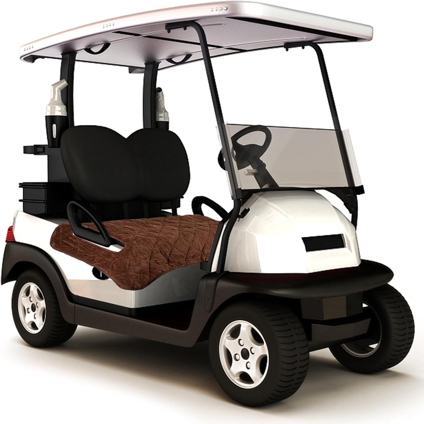 Golf Cart Seat Covers,EZGO Golf Cart Seat Cover, Golf Cart Seat Towl Blanket, Golf Cart Covers for 2-Person Seats Club Car, Golf Cart Accessories Golf Gifts for Men. Soft and Comfortable