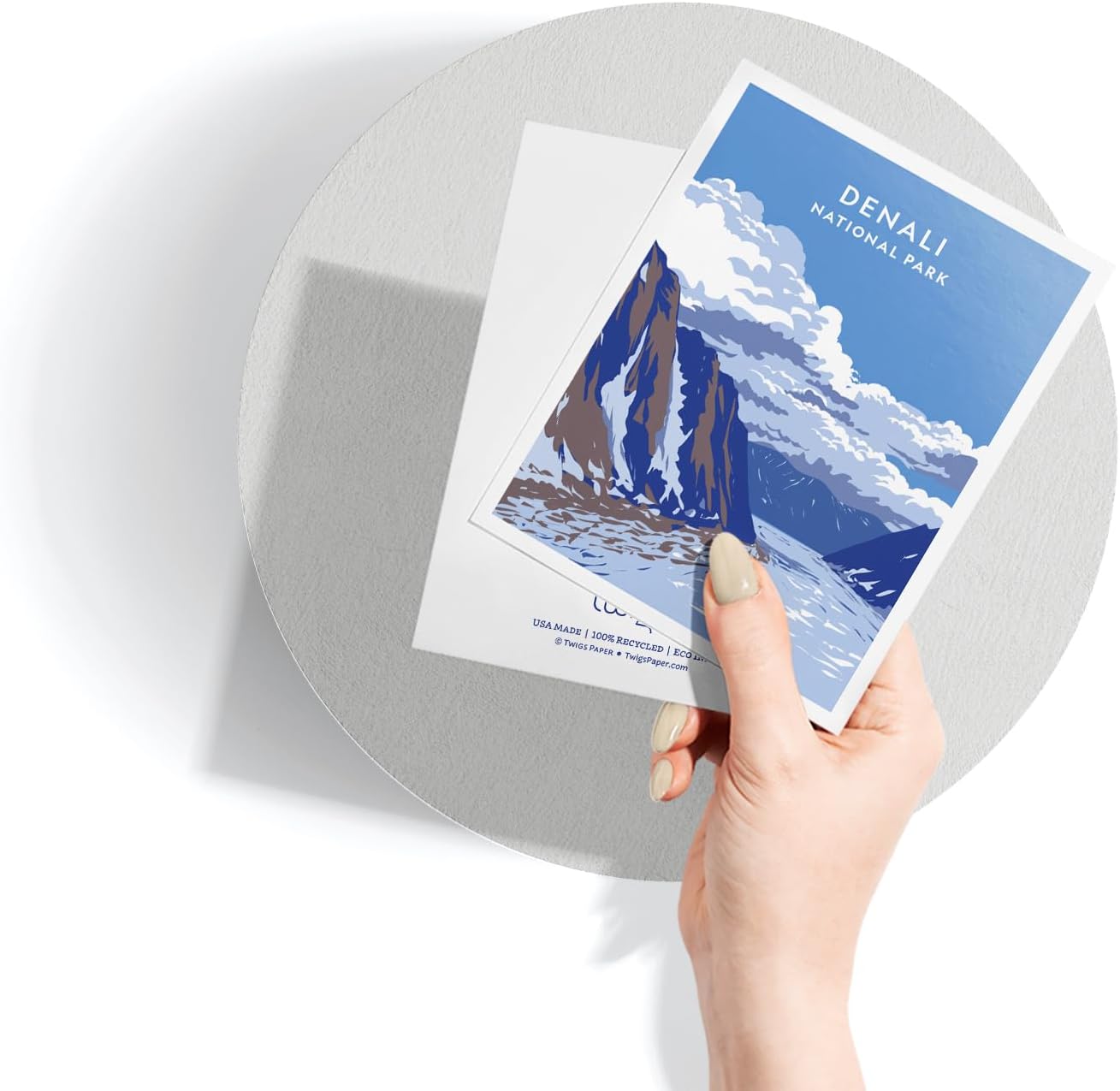 Twigs Paper - Assorted Art National Parks Greeting Cards - Stationery Cards with Envelopes - Thank You and Blank Note Cards - Greeting Cards for All Occasions - Made in USA (5.5 x 4.25, Set of 12)