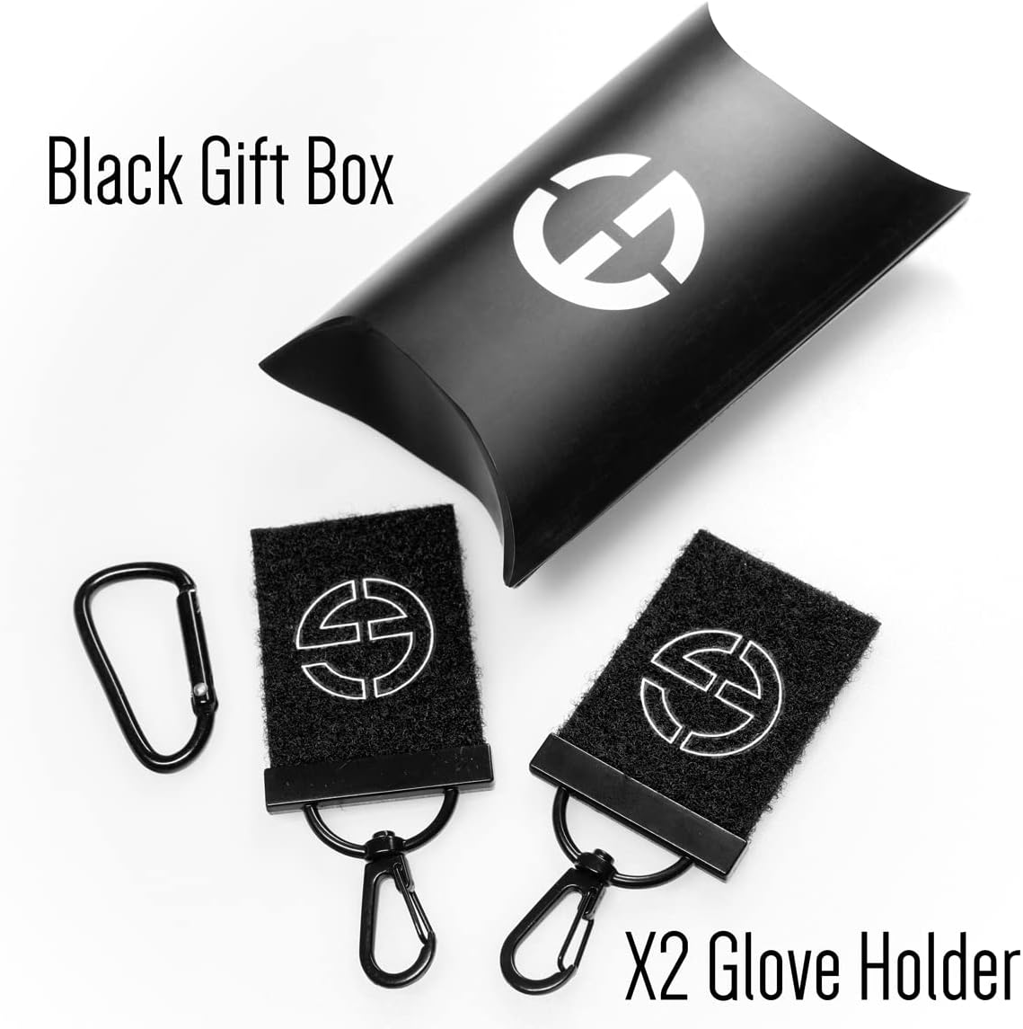 Golf Glove Holder 2Pc- Both Sides Loop Grabber Keeper- Golf Gifts-Easy to Carry Gloves