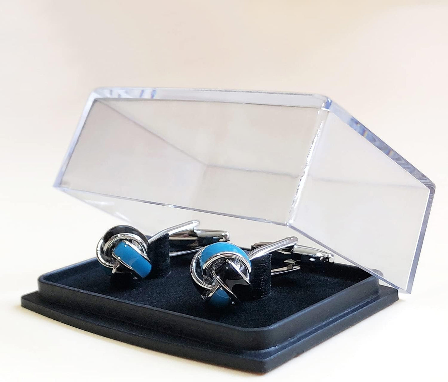 S&W Wedding Cufflinks for Men Cuffs with Gift Box Business for Tuxedo Shirts