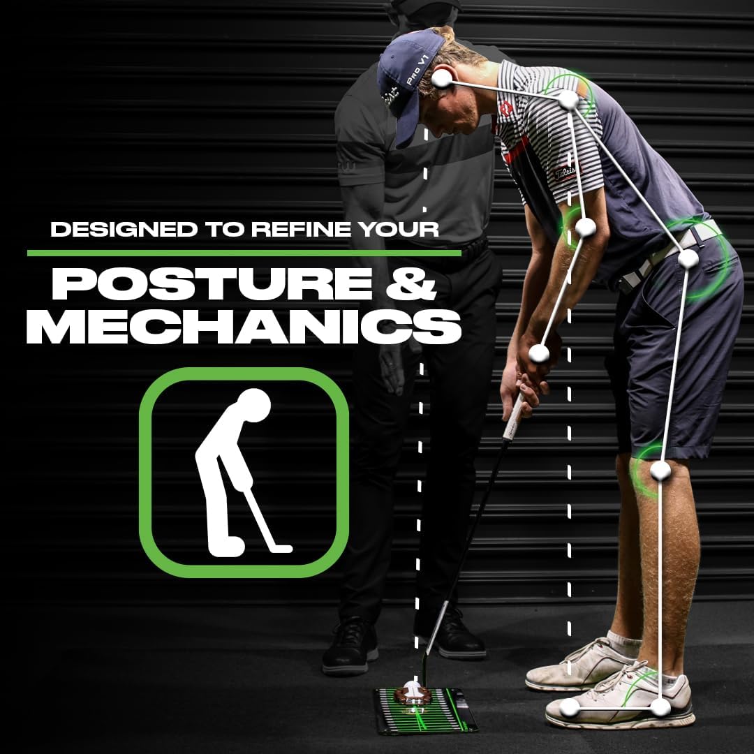 Golf Putting Mirror - Golf Training Aids for Men & Women - Pro-Approved Pro Path Putting Training Aid, for Indoor & Outdoor