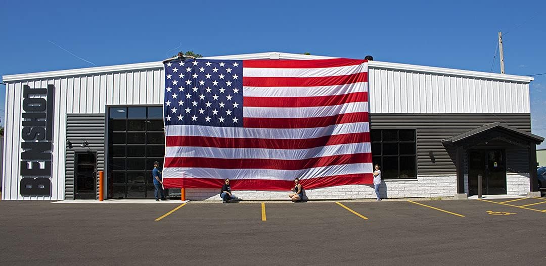 BenShot Golf Ball Pint Glass - 16oz | Made in the USA