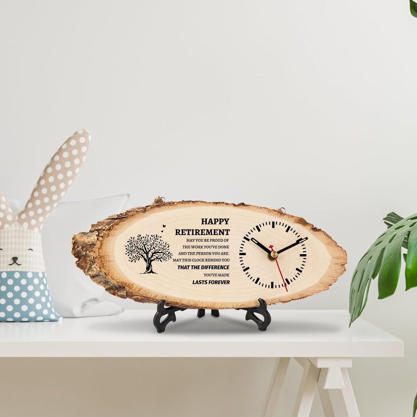 BeauGift Retirement Gifts for Men Wooden Clock, 2025 Retired Gift for Teacher Grandma Dad Uncle Leader Doctor, Happy Retirement Gifts