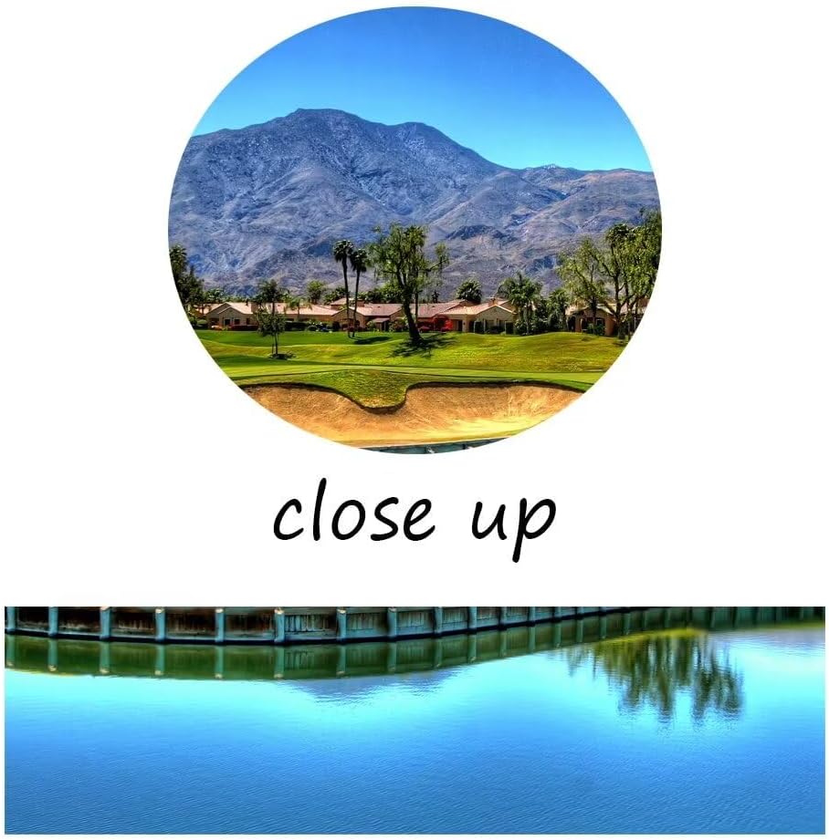 chenchenArt Georgia USA Golf Course for Living Room Bedroom Bathroom Home Decorations Augusta National Golf Course Pictures Posters Canvas Prints Modern Artwork Framed Ready to Hang(12''W x 24''H x3)