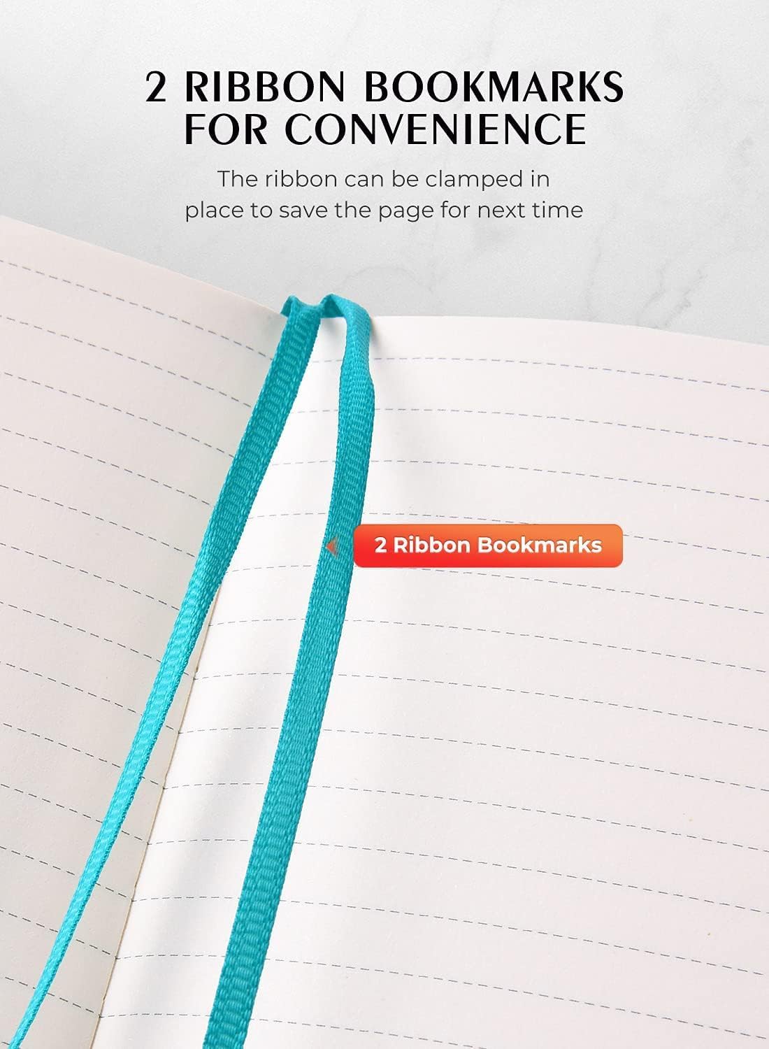 AISBUGUR Pocket Notebook, Small Notebook, 2-Pack Total 320 Pages,3.7" x 5.7" Pocket Notebook (2 Pack, Sky Blue Wave)