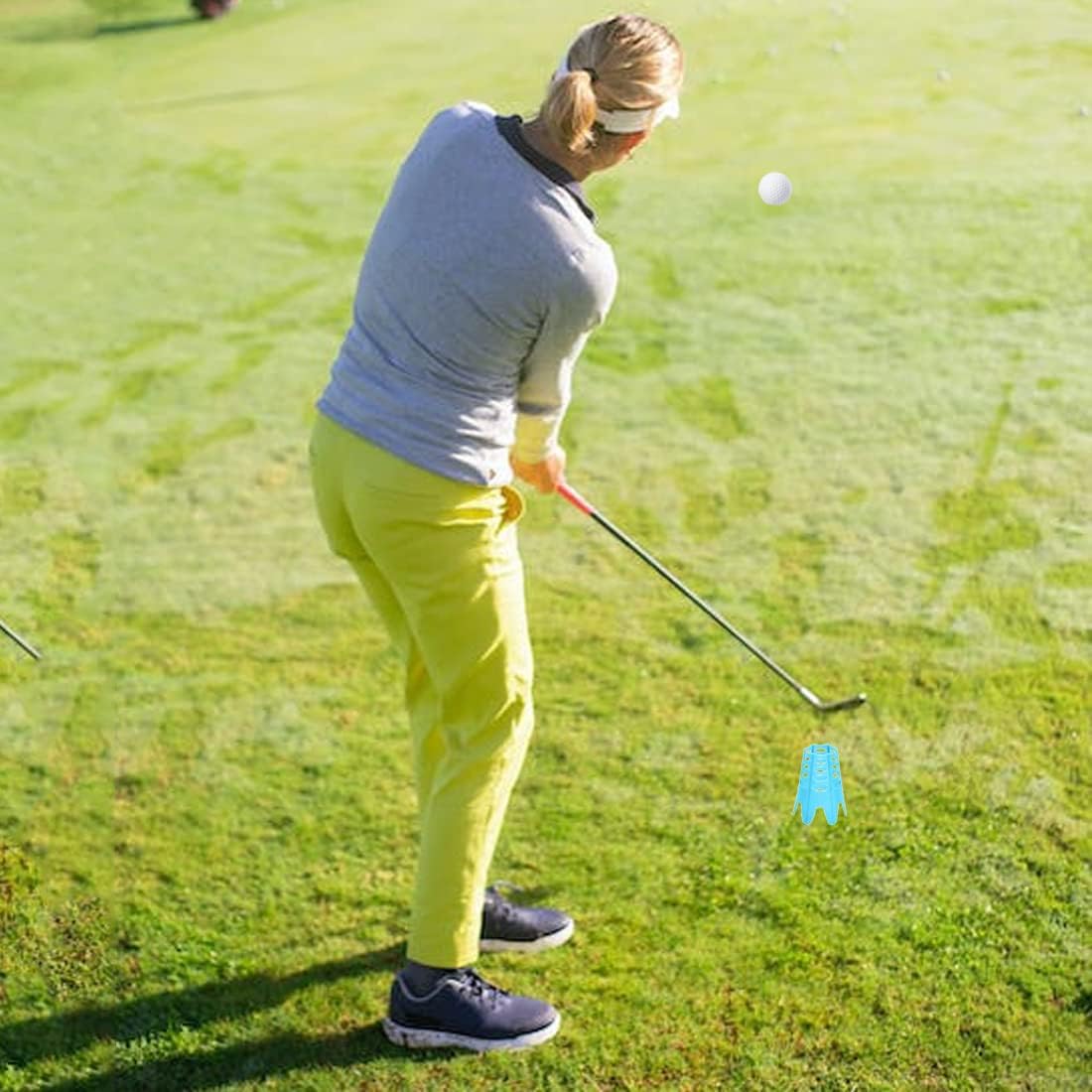 Golf Simulator Tees, Indoor Golf Tees for Simulator, Plastic Practice Golf Mat Tees for Winter Turf and Driving Range