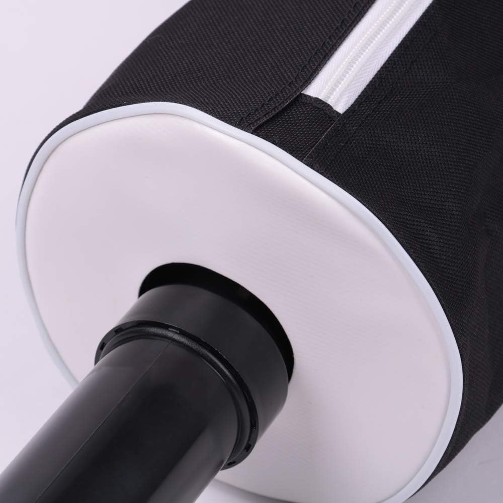 HOW TRUE Golf Ball Retriever, Portable Shag Bag Golf Ball Pick Up with Removable Plastic Tube, Pocket Shagger Storage