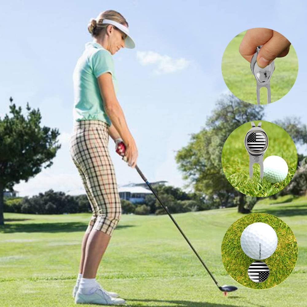 CHIVENIDO Divot Tool Divot Repair Tool, Premium Golf Divot Tool Golf Ball Maker