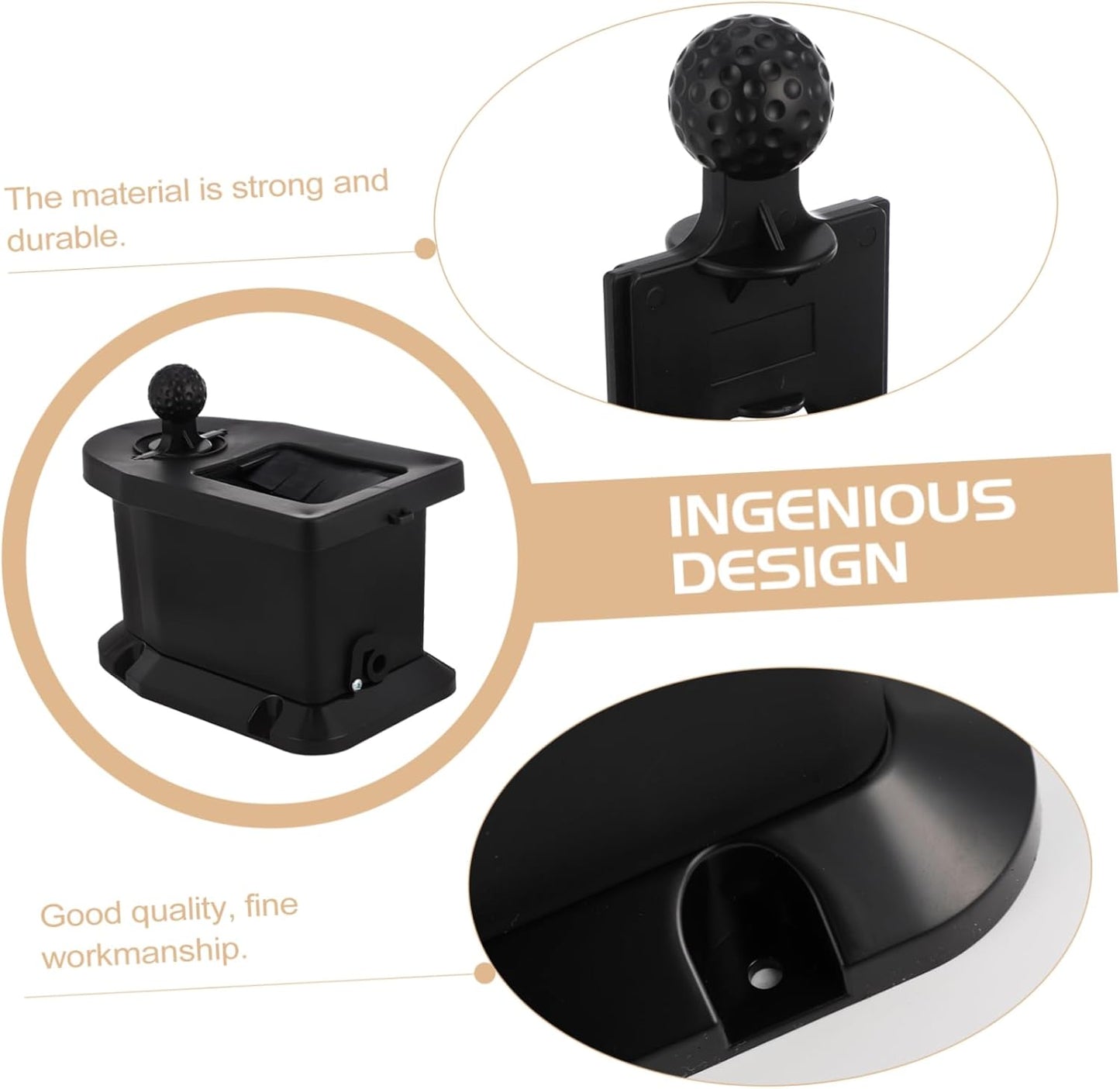 YARNOW Golf Club Washer Manual Cleaning Tool for Clubs and Balls Portable Accessory for Golf Carts Easy to Use for Improved Ball Flight and Backspin