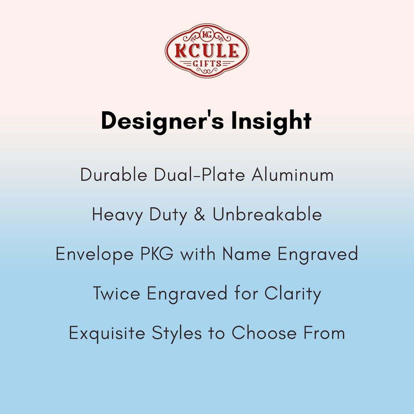 Personalized Luggage Tags for Suitcases -Aluminum Custom Luggage Tags for Backpacks & Bags, Sturdy, Waterproof & Heavy Duty (Red/Card-Sized)